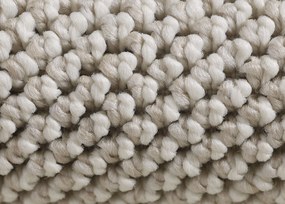 Ayyildiz, Kusový koberec Loom 4300 Cream kruh, 160x160 (priemer) kruh, béžová, obývacia izba