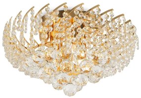 Maytoni DIA120-06-G - Stropné svietidlo KAROLINA 6xE14/40W/230V