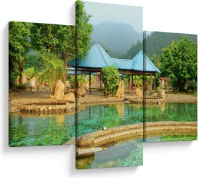 Obraz - Shanghai hotel park (90x60 cm)