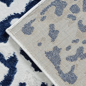 Dywany Łuszczów, Kusový koberec Allure 1961 white/blue, 160x220, modrá, kancelária