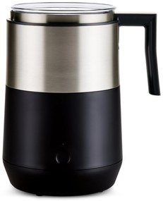 Indukčný napeňovač mlieka, čierny
