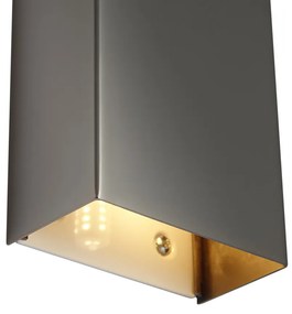 Moderné nástenné svietidlo Gunmetal 2-Lights - Otan S