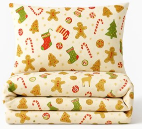 Vianočné bavlnené obliečky Noel EMI