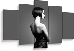 Obraz elegantnej ženy (150x105 cm)