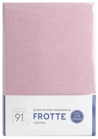 FROTÉ PRESTIERADLO 200X220 CM, VÝŠKA 20 CM PÚDROVO RUŽOVÉ