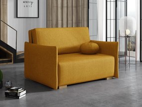 Rozkladacia pohovka Carivia Glov II (horčicová) (s úl. priestorom). Vlastná spoľahlivá doprava až k Vám domov. 1105454