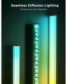 Govee - LED Stojacia lampa s reproduktorom Pro RGBICWW Wi-Fi + DO