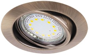 RABALUX Súprava LED zápustných flexibilných svetiel LITE, 240lm, 3000K, bronzové, guľaté