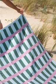 Zelená/ružová deka 160x200 cm Onu – noo.ma