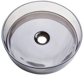 Okrúhle umývadlo ⌀ 36 cm čierne TOLOSA Beliani