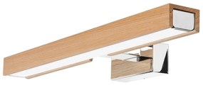Brilagi-LED Kúpeľňové osvetlenie zrkadla WOODY MIRROR LED/8W/230V IP44 dub/chróm