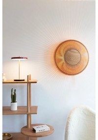 Červená LED stolová lampa so stmievačom s kovovým tienidlom (výška 31 cm) Asteria Move – UMAGE