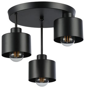 MAXLED Luster na tyči 3xE27/35W/230V pr. 30 cm čierna MX0236