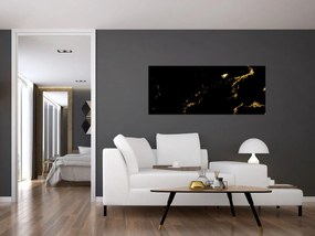 Obraz - Zlaý dekor (120x50 cm)