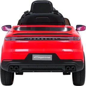 Elektrické autíčko Porsche Cayenne červené