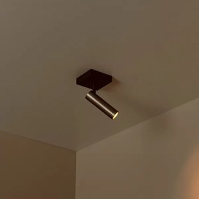 Lucide 22974/01/15 - Bodové svietidlo GRADO 1xGU10/40W/230V hnedá/čierna