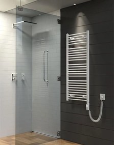 BPS-koupelny Elektrický kúpeľňový radiátor Thermos E 4DR-01, pripojenie typ 01, 50x130 cm, biela RAL 9016