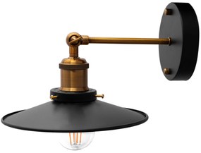 Nástenná lampa PORTO KINKIET BLACK