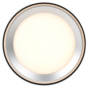 NORDLUX Inteligentné LED svetlo do kúpeľne LANDON, 8W, 8cm, okrúhle, čierne