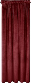 ZATEMŇOVACÍ ZÁVES NA PÁSKE VILLA 140X270 CM TMAVÁ BORDOVÁ