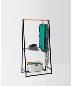 Čierny oceľový stojan na oblečenie Linn – Brabantia