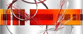 Abstraktný obraz (120x50 cm)