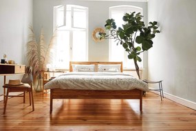 Dvojlôžková posteľ polly 160 x 200 prírodná MUZZA