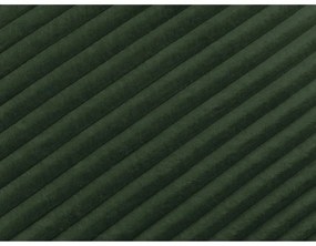 Tmavozelená čalúnená dvojlôžková posteľ s úložným priestorom a roštom 160x200 cm Jade – Bobochic Paris