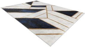 Koberec EMERALD exkluzívny 1015 glamour, styl marmur, geometrický granátový / zlatý