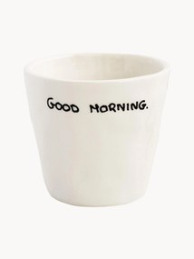Ručne maľovaná šálka na espresso Good Morning