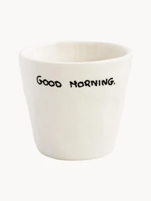 Ručne maľovaná šálka na espresso Good Morning