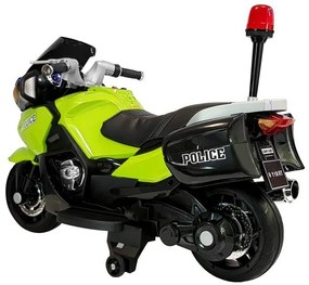 RAMIZ Elektrická motorka Policajná HZB118  - zelená - motor - 2x45W - batéria - 1x12V7Ah - 2023