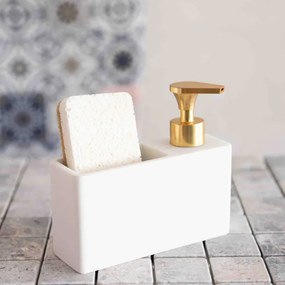 Dávkovač TEANA biely / zlatý 812113