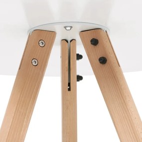 Jedálenský stôl DT-320 biely / naturálny