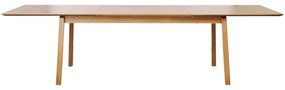 Rozkladací jedálenský stôl s doskou v dubovom dekore 95x190 cm Bari – Unique Furniture