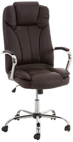 Design-Shop Kancelárska stolička Xanthy XXL - Hnedá