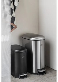 Nášľapný odpadkový kôš z nehrdzavejúcej ocele v striebornej farbe 10 l Wather – Mette Ditmer Denmark