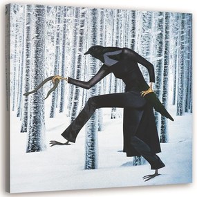 Gario Obraz na plátne Vrabec v obleku - Lili Chartrand Rozmery: 30 x 30 cm