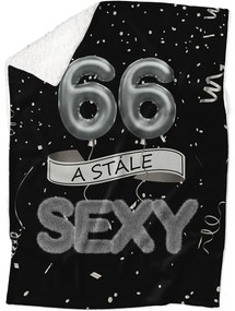 Deka Stále sexy – Čierna (vek: 66, Podšitie baránkom: ÁNO)