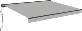 Elektrická markíza BestBerg BBSU-E395LG / 395 × 300 cm / svetlo sivá