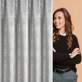 ZATEMŇOVACÍ ZÁVES NA PÁSKE INGRID 140X270 CM VZOROVANÁ