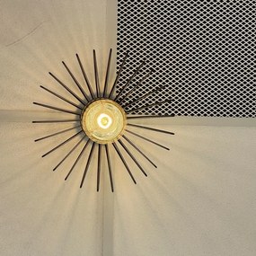 ONLI - Stropné svietidlo DUCCIO 1xE27/22W/230V pr. 30 cm čierna