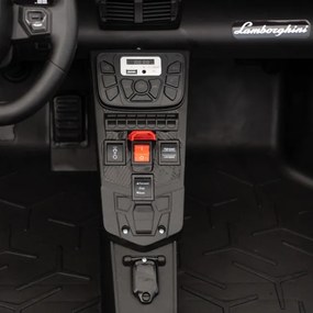 Detské elektrické autíčko Lamborghini Aventador SV 24 V sivé