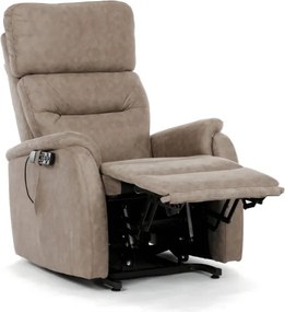 Polohovacie kreslo béžové, elektrické TV-L8904 LAN3