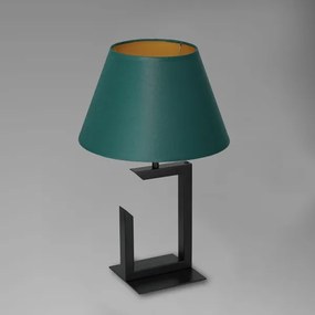 Stolná lampa 1xE27/60W/230V 45 cm zelená/zlatá