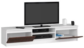 TV stolík Ronon 160 cm biely/venge