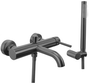 Rea Lungo, vaňová batéria s ručnou sprchovou súpravou, grafitová, REA-B1115
