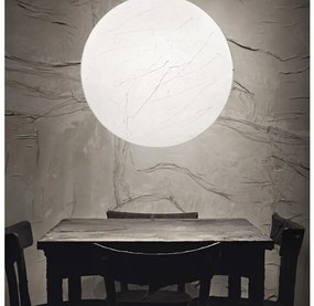 Ideal Lux - Luster na lanku CARTA 1xE27/60W/230V pr. 60 cm biela