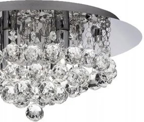 Toolight - Krištáľová stropná lampa Glamour 3xE14 392179, OSW-04005