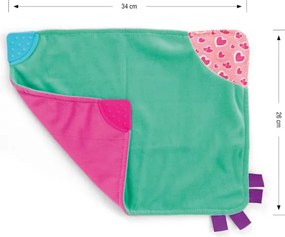 Plyšová deka Blanky 14325 ružová